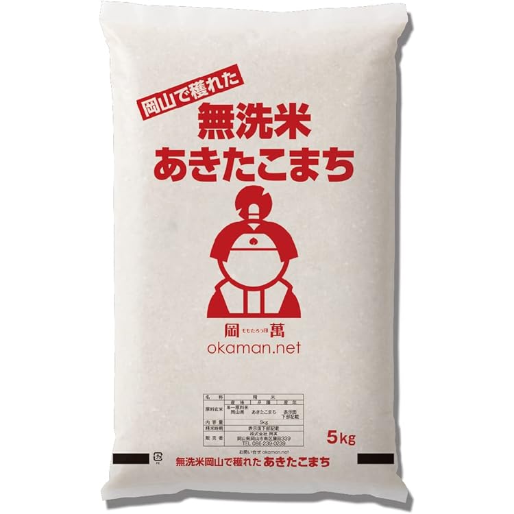 Amazon.co.jp: 【精米】無洗米 秋田県産 あきたこまち 30kg（5kg×6袋